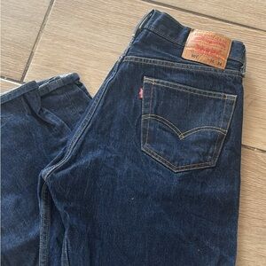 Levi's Men's Dark Blue Relaxed Jeans